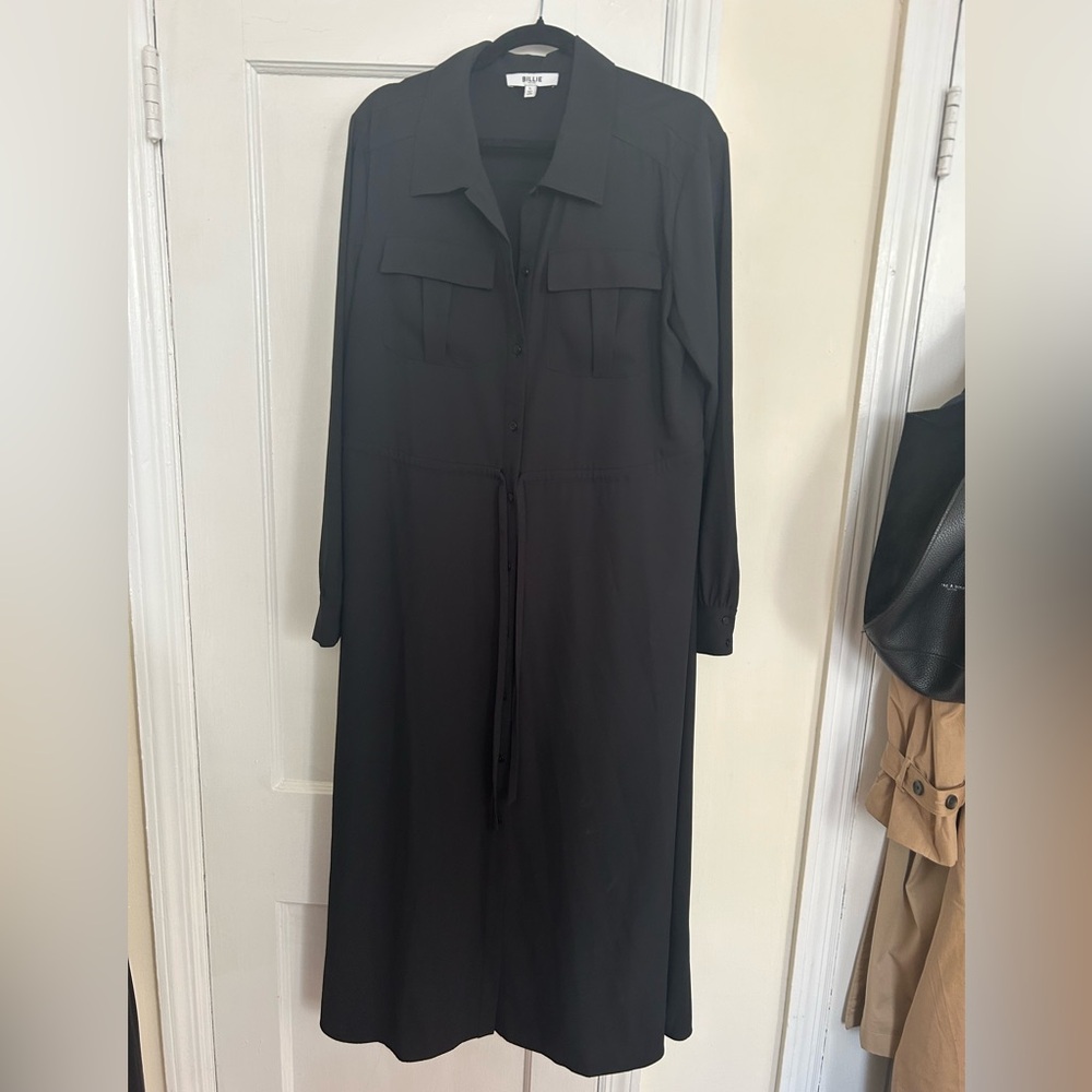 Elegant Black Long Sleeve Dress